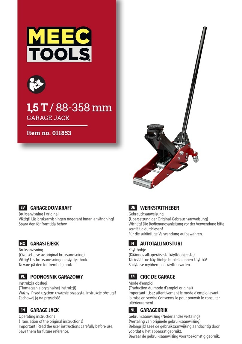 Meec tools 011853 User manual