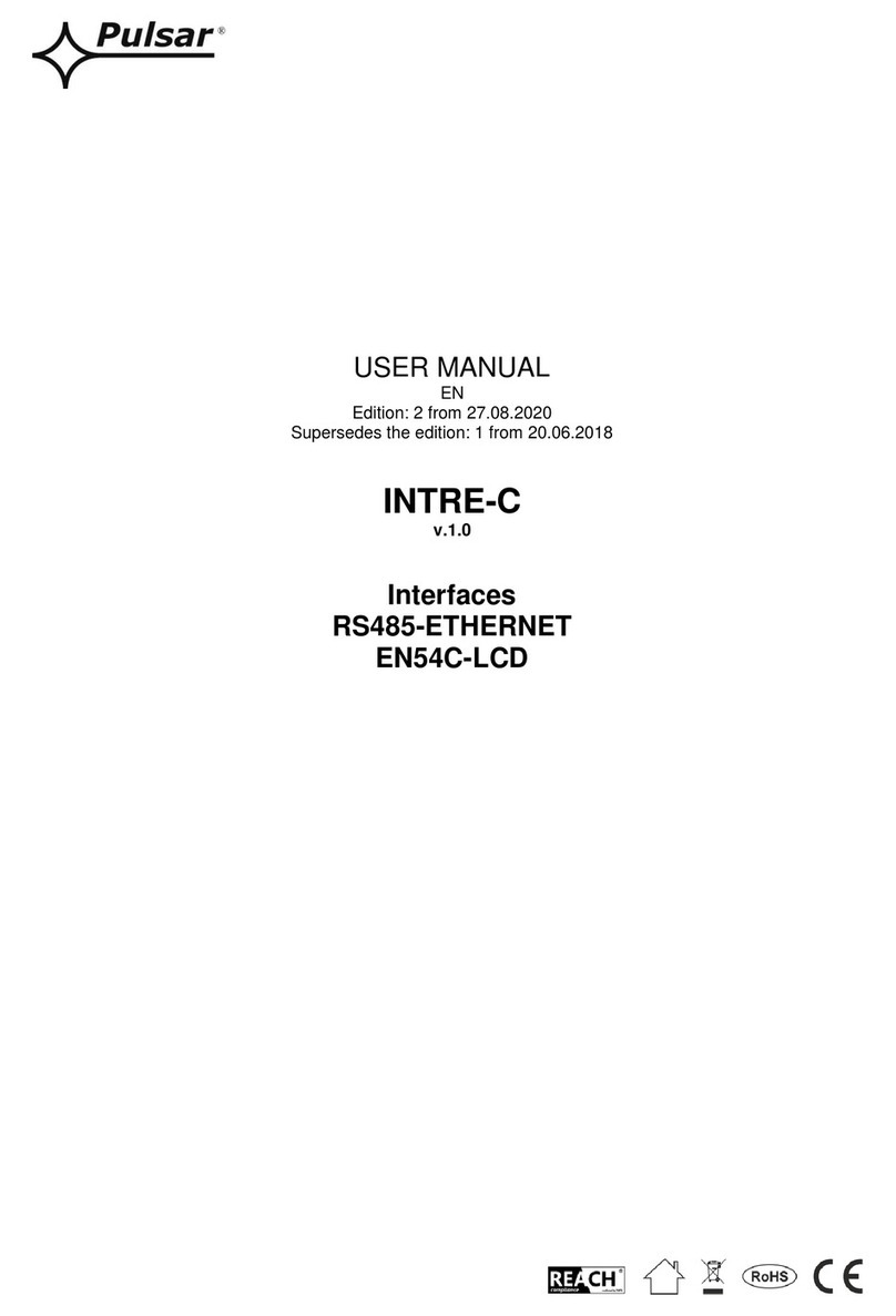 Pulsar EN54C-LCD Series User manual