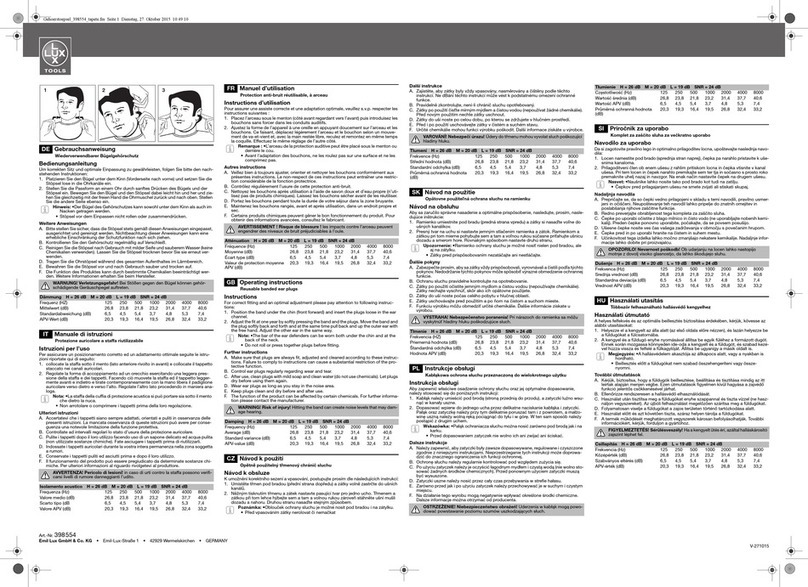 Lux Tools 398 554 operating instructions