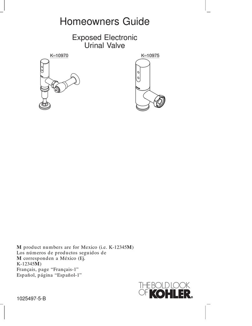 Kohler K-10970 Homeowner's guide