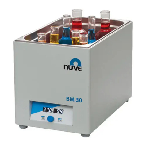 NUVE BM 15 instruction manual