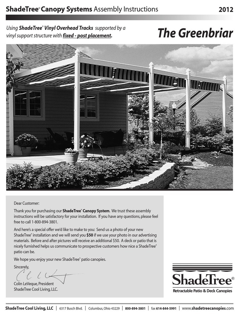 ShadeTree The Greenbriar Assembly instructions