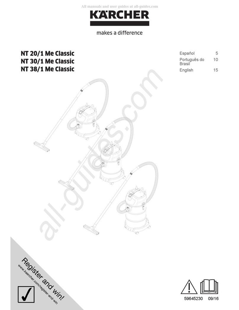 Kärcher NT 20/1 Me Classic User manual