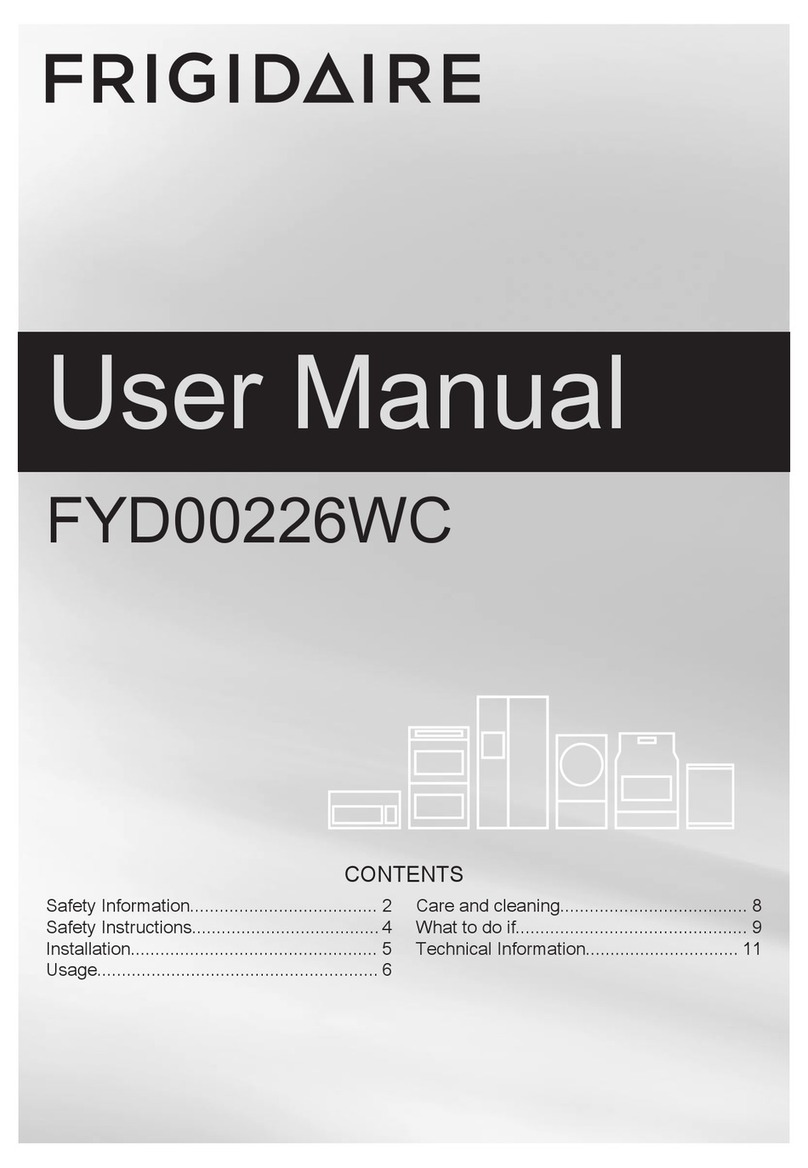 Frigidaire FYD00226WC user manual