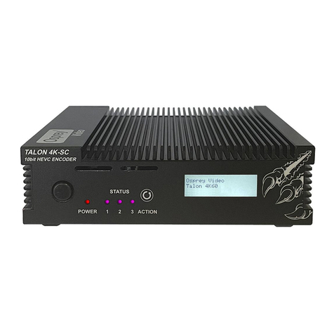 osprey video TALON 4K-SC User manual