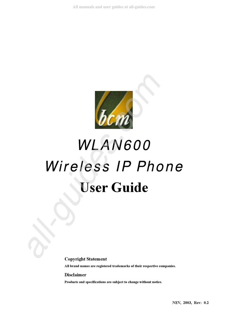 BCM WLAN600 User manual