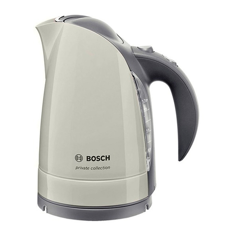 Bosch TWK6 Series User manual Bosch TWK6 Series User manual