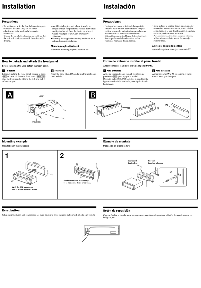 Sony CDX-3170 Product guide
