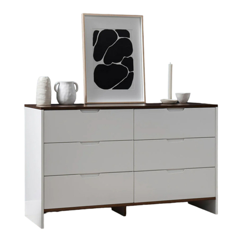Mocka Dahlia Six Drawer User manual