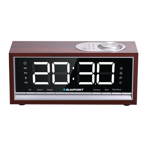 Blaupunkt CR60BT owner's manual