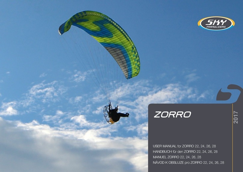 SKY PARAGLIDERS ZORRO 22 user manual