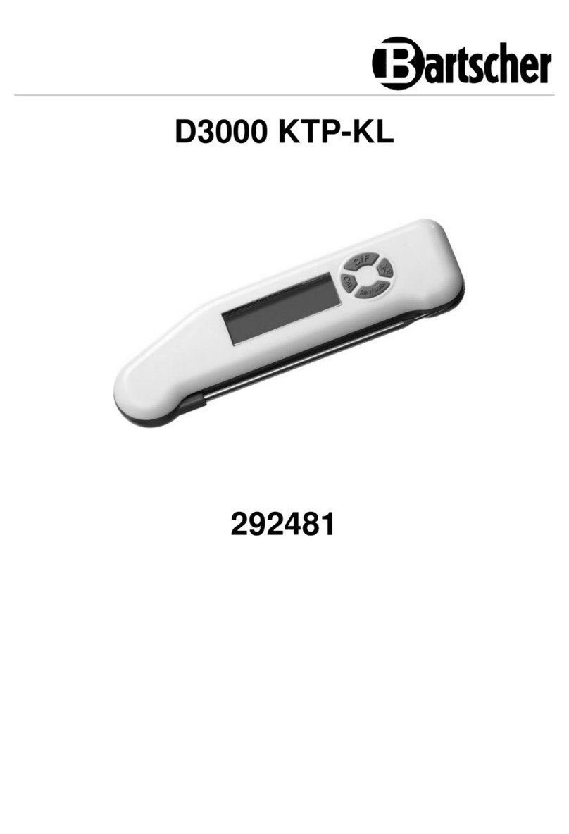 Bartscher D3000 KTP-KL quick start guide