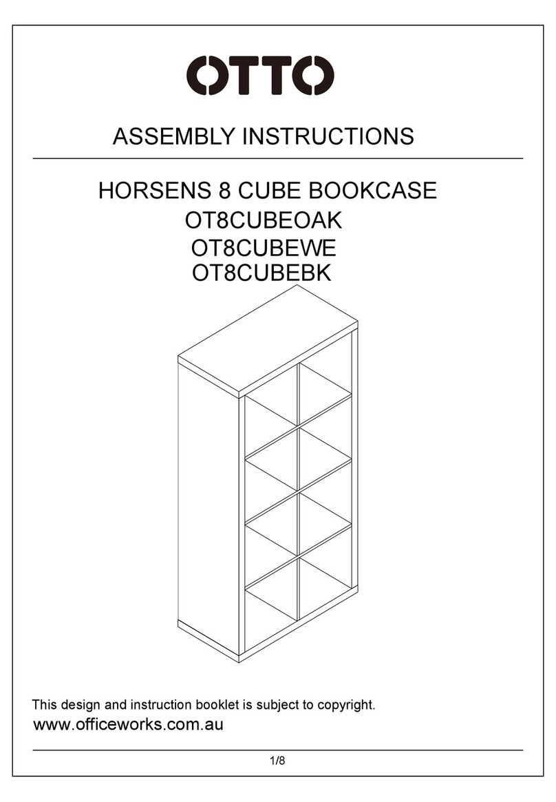 Otto OT8CUBEWE Assembly instructions Otto OT8CUBEWE Assembly instructions