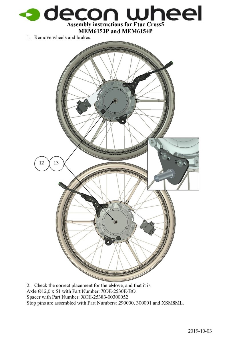 Decon wheel MEM6153P User manual Decon wheel MEM6153P User manual