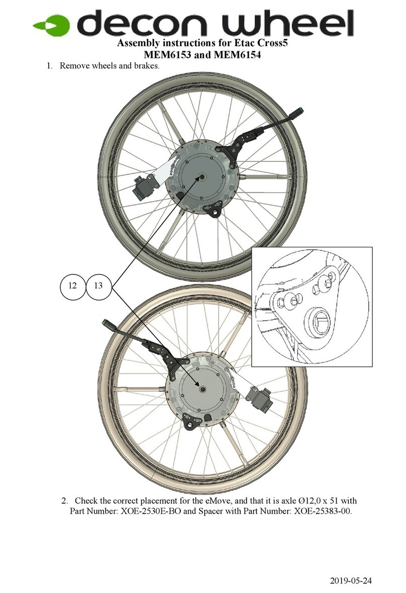 Decon wheel MEM6153 User manual Decon wheel MEM6153 User manual