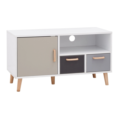 GFW DELTA SMALL TV UNIT Assembly instructions