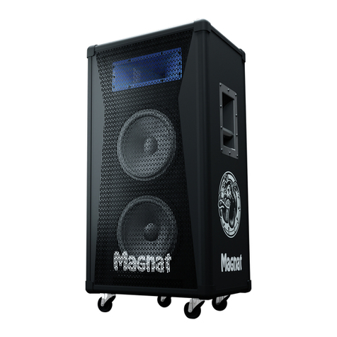 Magnat Audio BULLDOG 7 Important notes for installation & warranty card