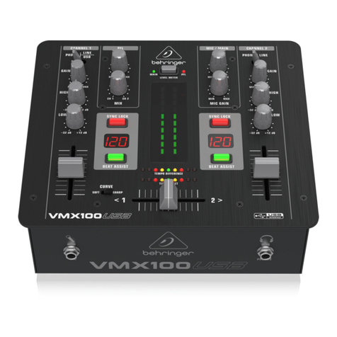 Behringer VMX100USB User manual