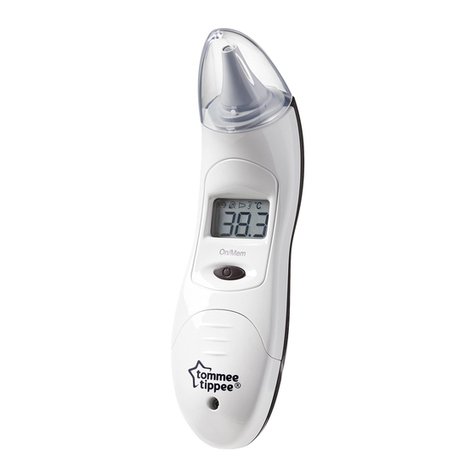Tommee Tippee Digital ear thermometer Instructions for use