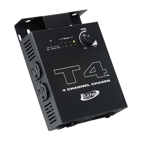 Elation T4 User manual