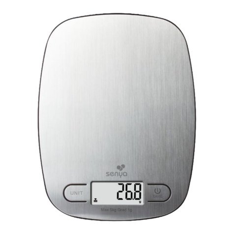 Senya My Little Scale User instructions