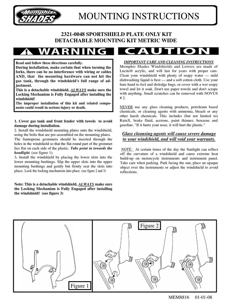 Memphis Shades 2321-0048 Mounting instructions