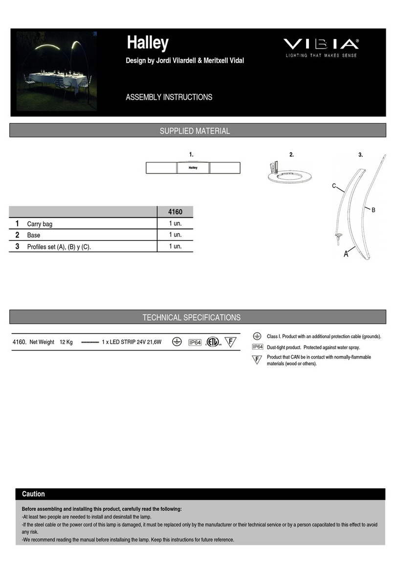 VIBIA Halley User manual