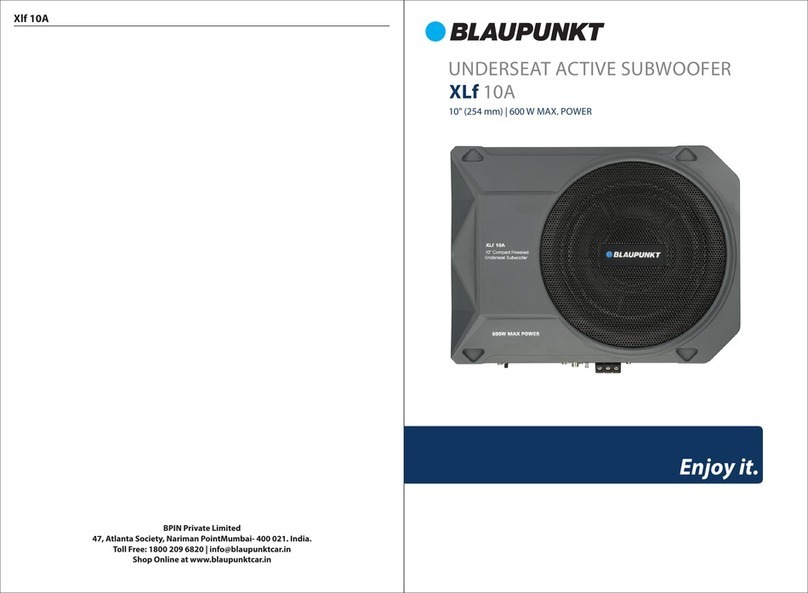 Blaupunkt XLf 10A manual