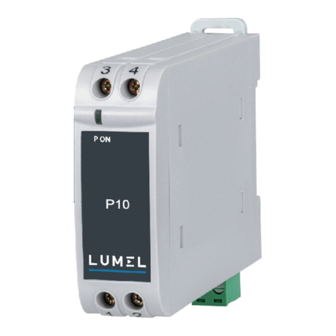 Lumel P10 User manual