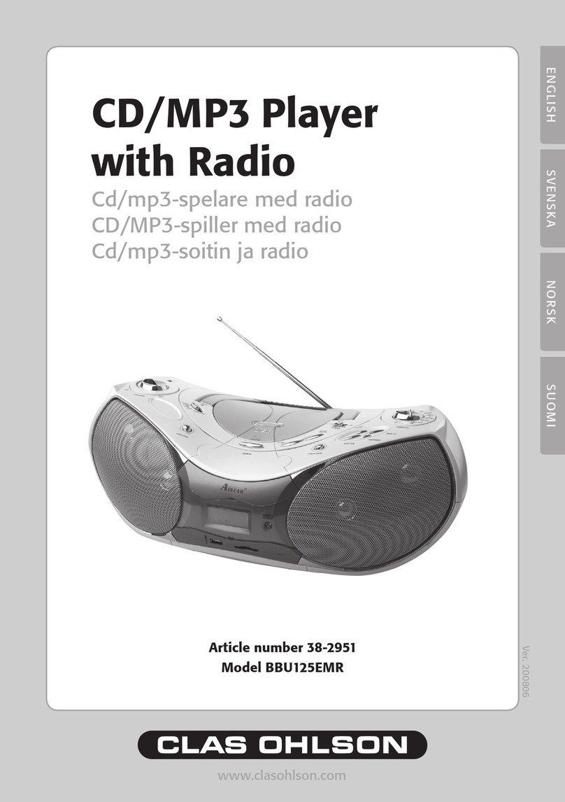 Clas Ohlson BBU125EMR manual