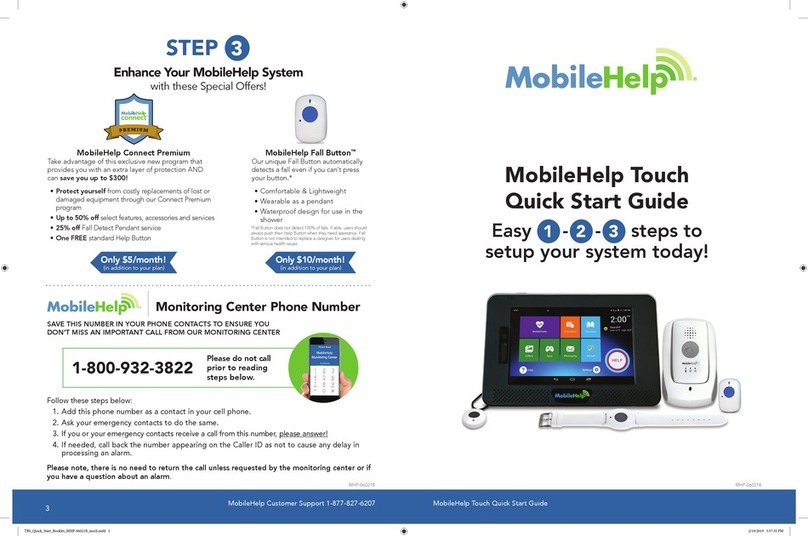 MobileHelp Touch User manual MobileHelp Touch User manual