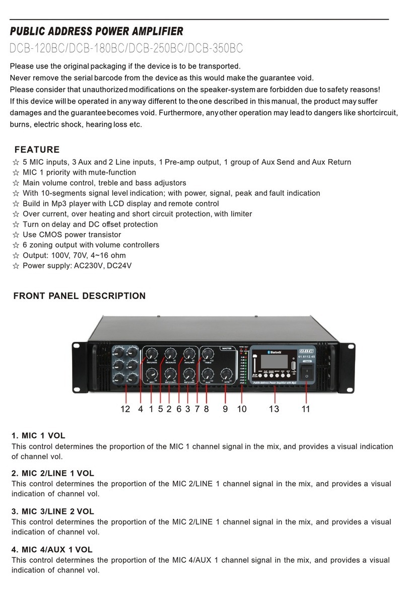 GBC DCB-120BC quick start guide