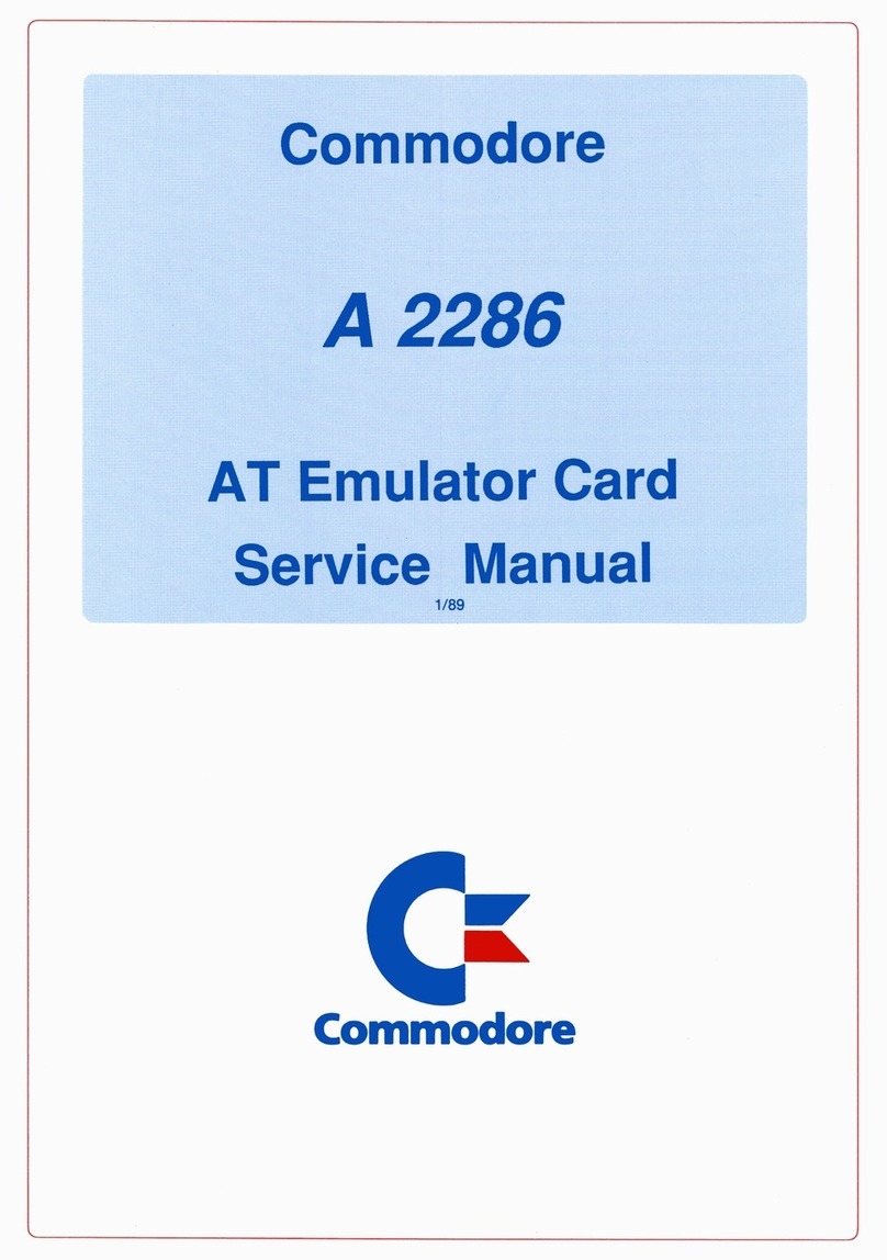 Commodore A 2286 User manual