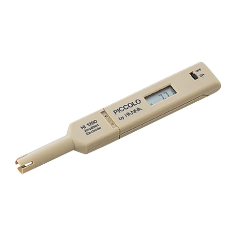 Hanna Instruments PICCOLO User manual