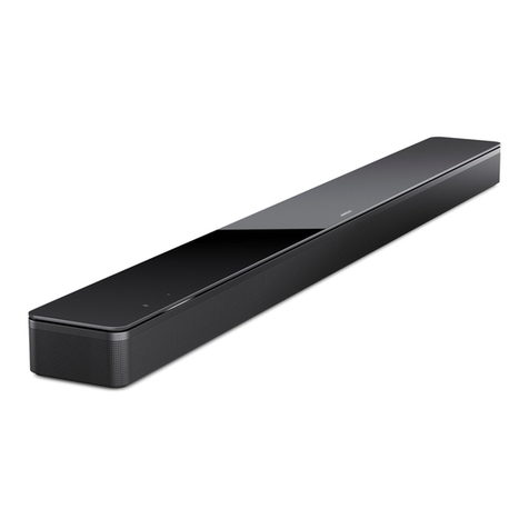 Bose SMART SOUNDBAR 700 User manual Bose SMART SOUNDBAR 700 User manual