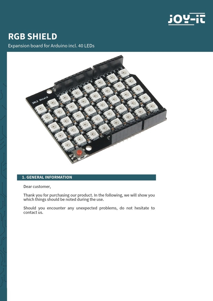 Joy-it RGB SHIELD User manual