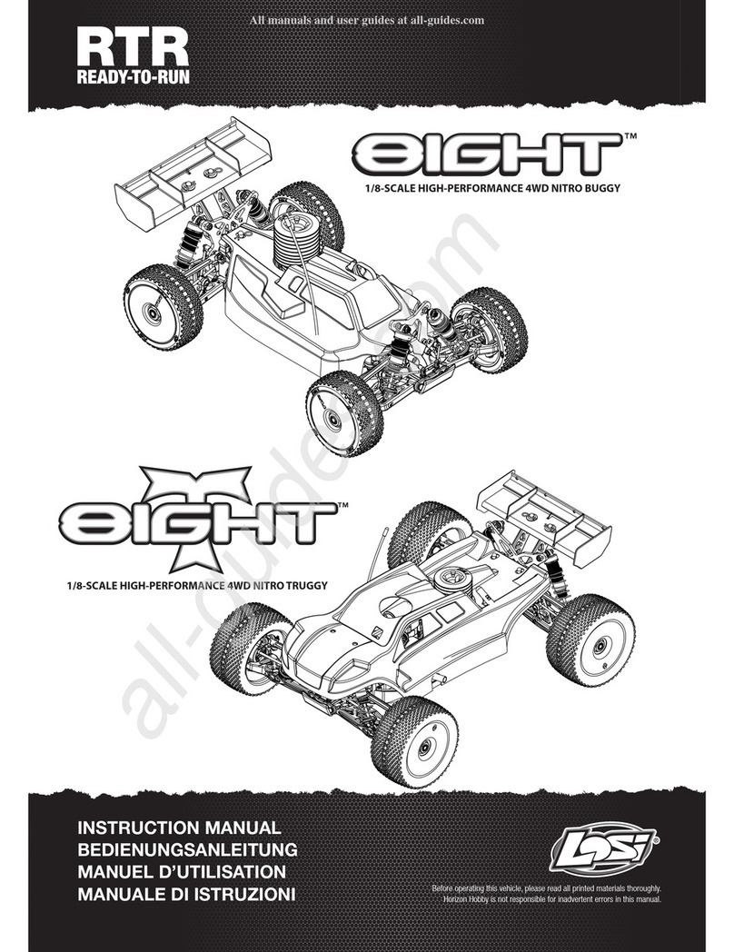 Team Losi RTR EIGHT instruction manual