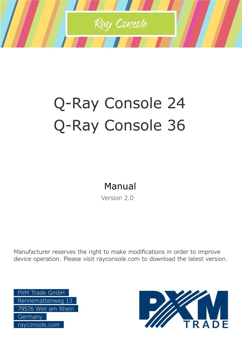 PXM Q-Ray Console 24 User manual