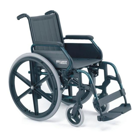 Sunrise Medical Wheelchair Breezy 100 Directions for use