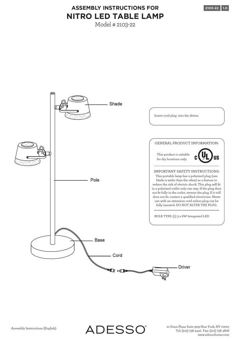 Adesso Nitro 2103-22 Assembly instructions