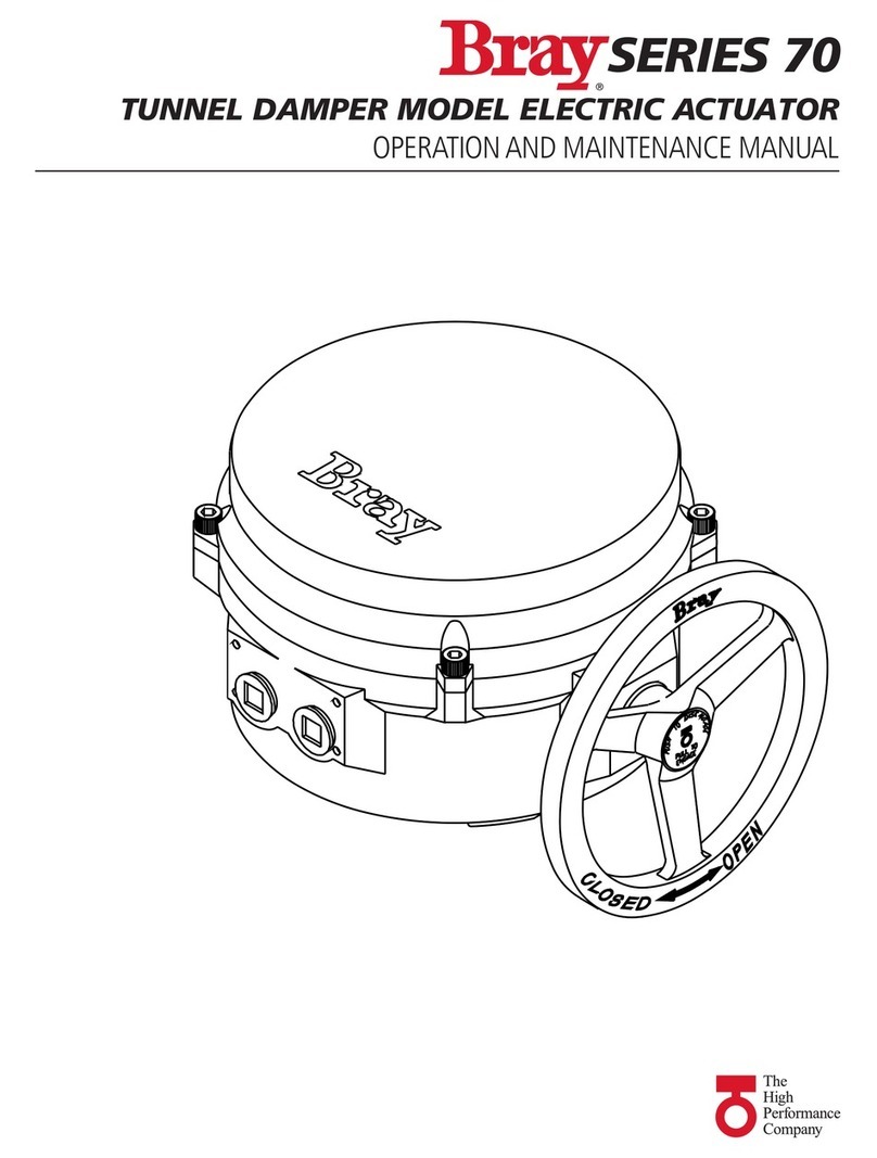 Bray Series 70 User manual