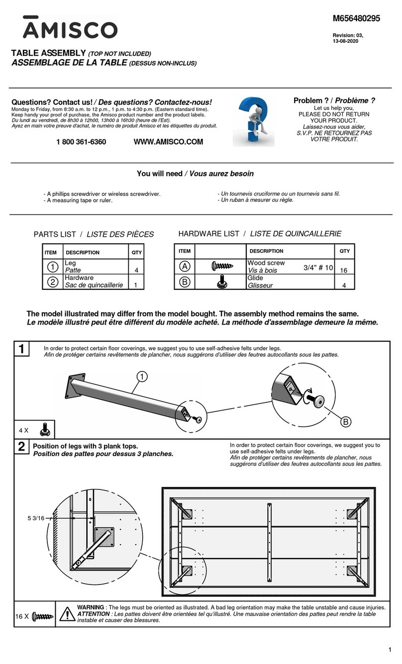 Amisco Lidya 50588-90863 User manual