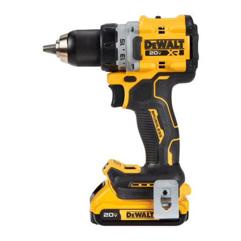 DeWalt XR DCD800 User manual