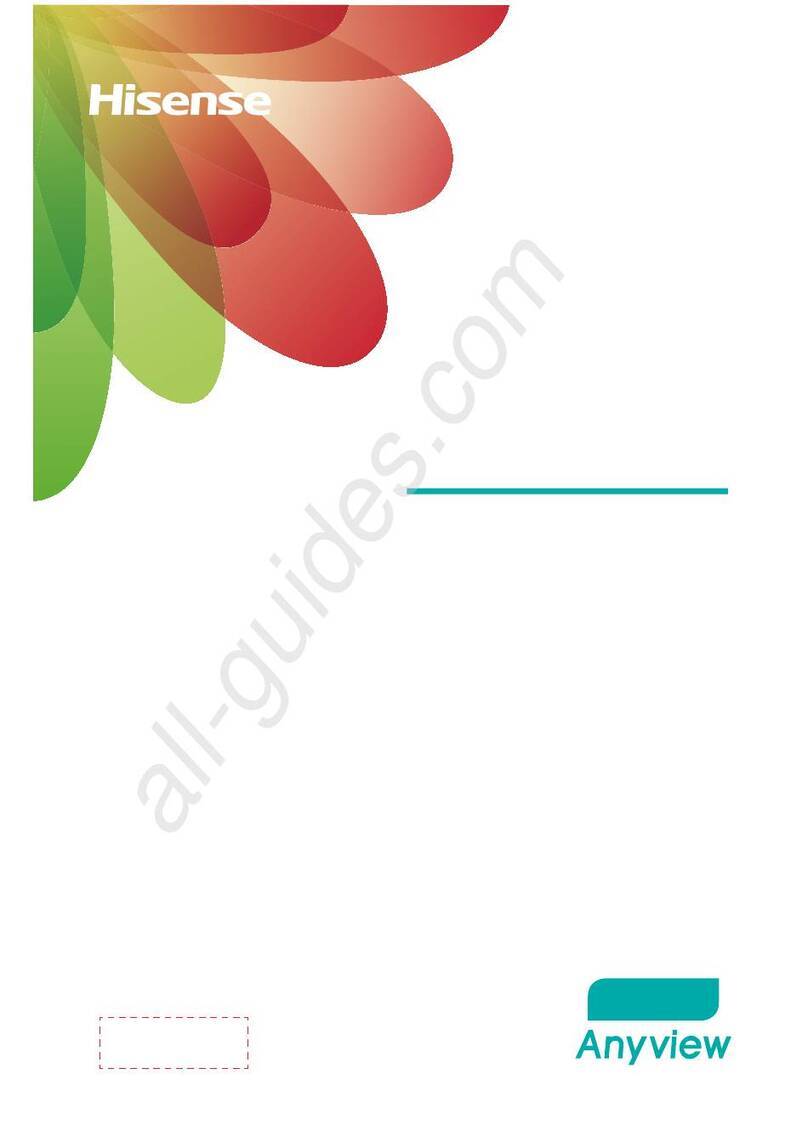 Hisense K600HK3D series User manual