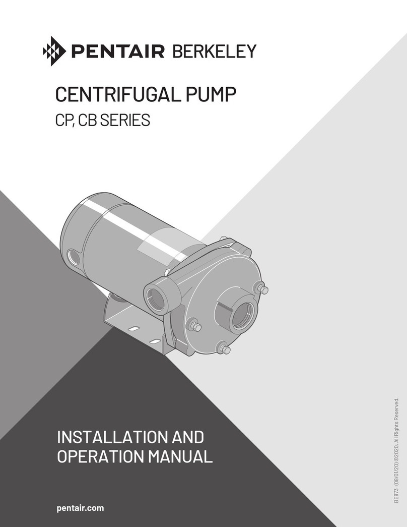 Pentair CP Series User manual