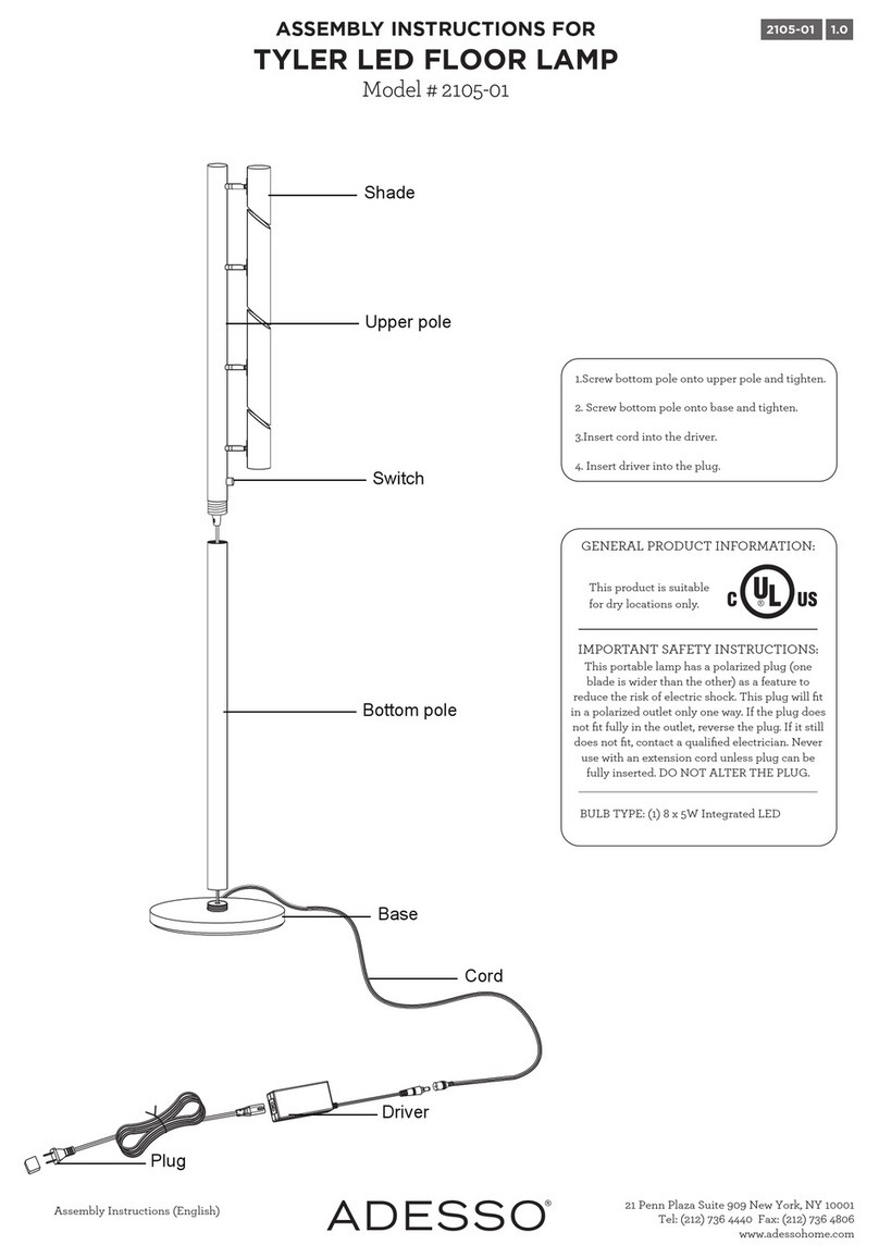 Adesso Tyler 2105-01 User manual