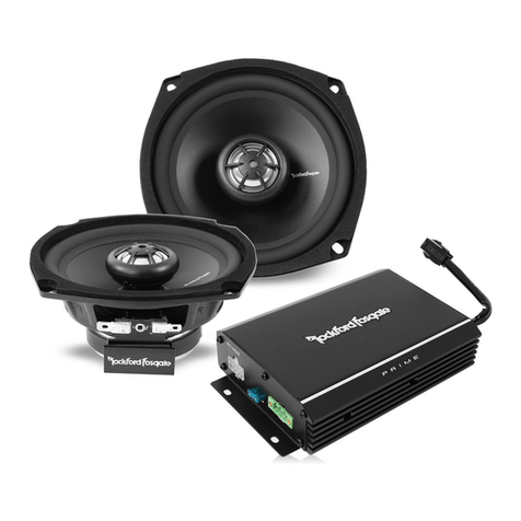 Rockford Fosgate Prime R1-HD2-9813 User manual