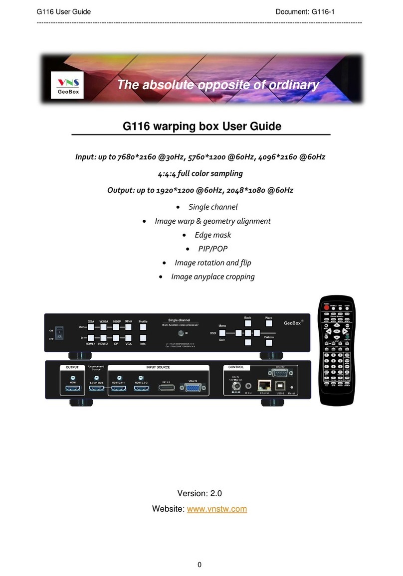 VNS G116 user guide