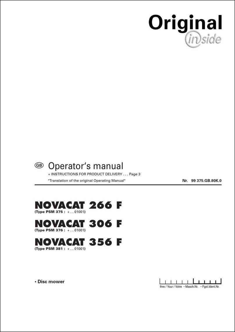 Pottinger NOVACAT 266 F User manual