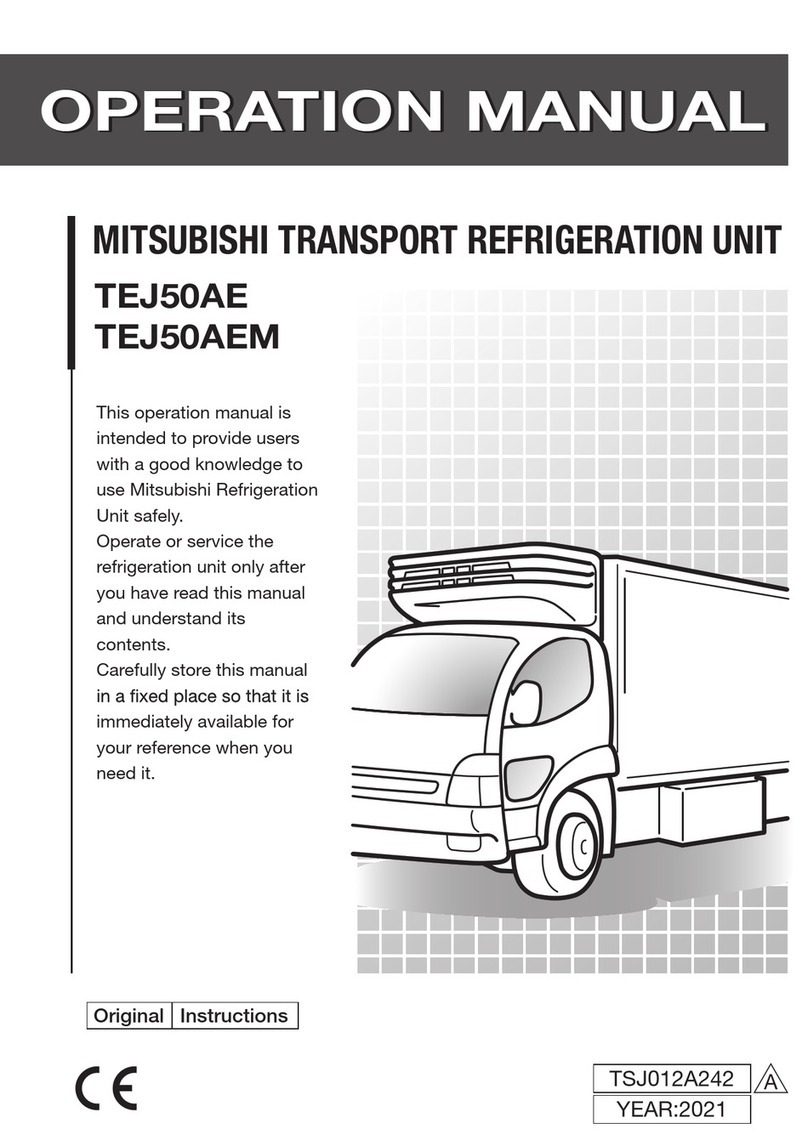 Mitsubishi TEJ50AE User manual